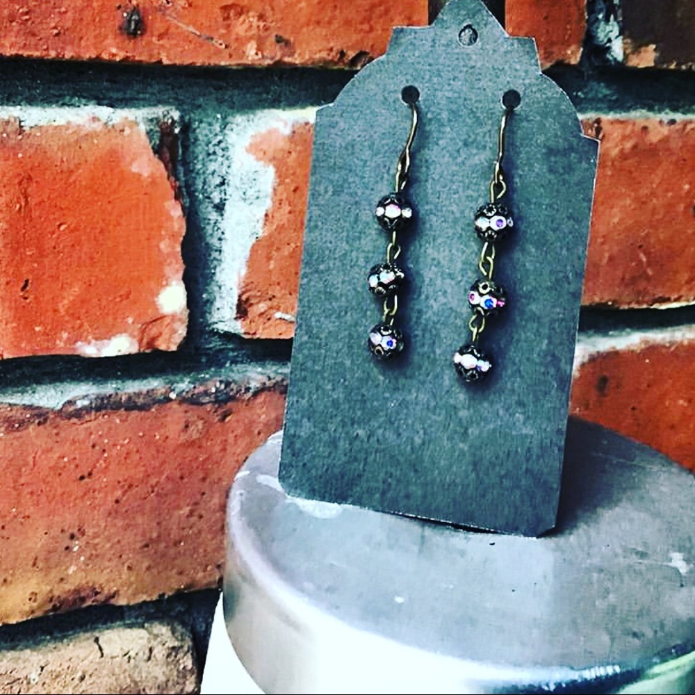 Triple Sparkle Earrings